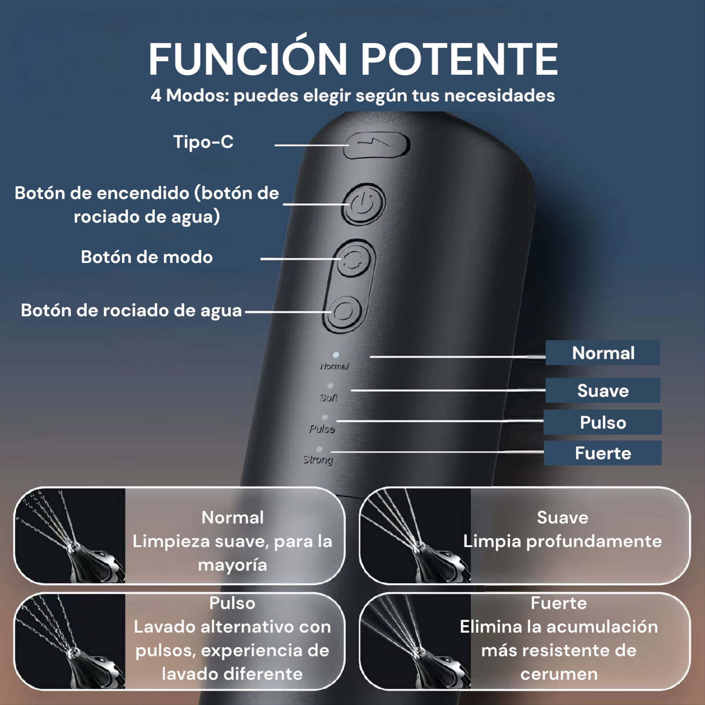 Dúchate las orejas, por favor