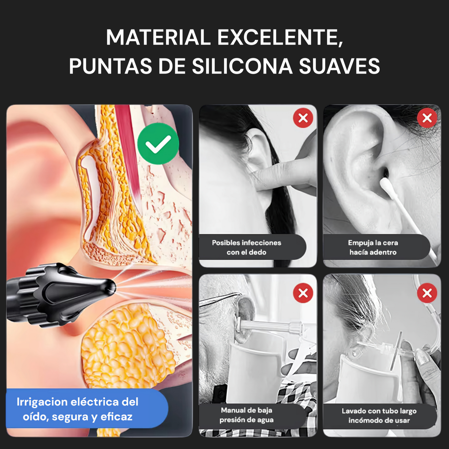 Dúchate las orejas, por favor